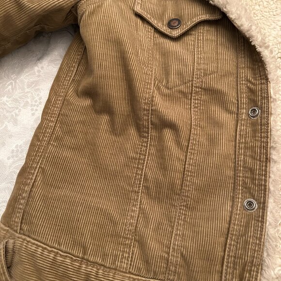 Vintage Earl Jean Corduroy Sherpa Jacket Size S - Picture 5 of 7